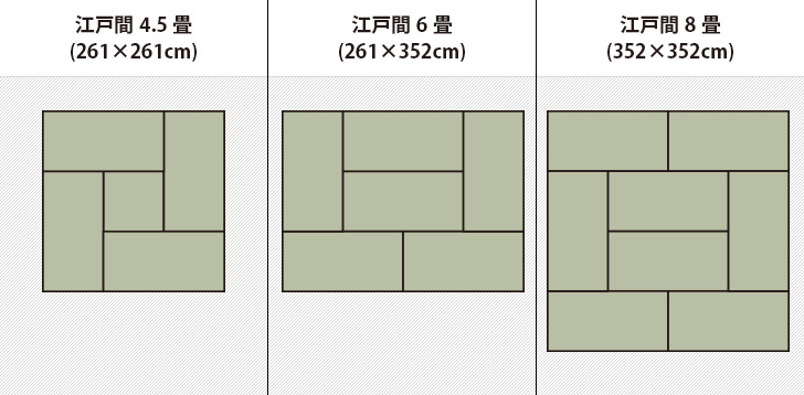 サイズで選ぶ（カーペット） | クーカンネットショップ