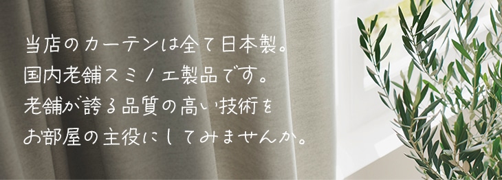 スミノエのカーテン