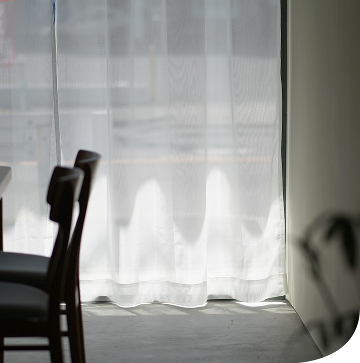 虫よけ UVカット ミラー レースカーテン カカノア