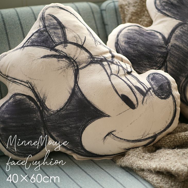 Minnie/ミニーフェイスクッション LCU-005 (52×64cm)