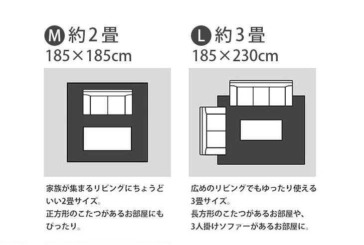 レタリングプリントラグ モノトーンフランネル（全サイズ均一） おしゃれポイント