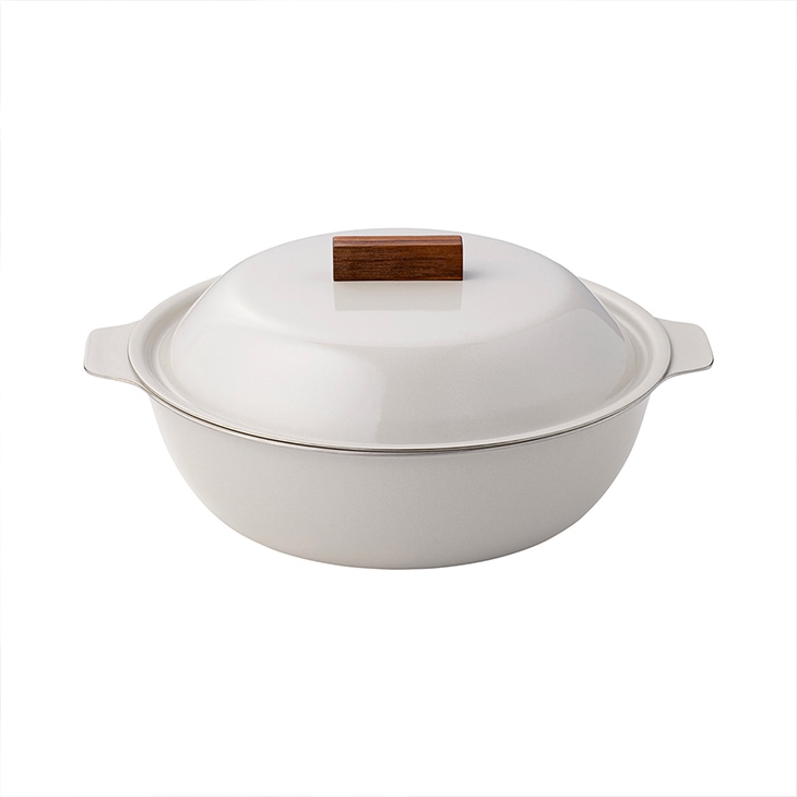 KINTO キントー 琺瑯鍋 IH対応 1L KAKOMI ステンレス 琺瑯 (サンドベージュ)