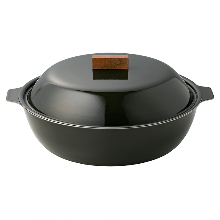 KINTO キントー 琺瑯鍋 IH対応 2L KAKOMI ステンレス 琺瑯 (チャコール)