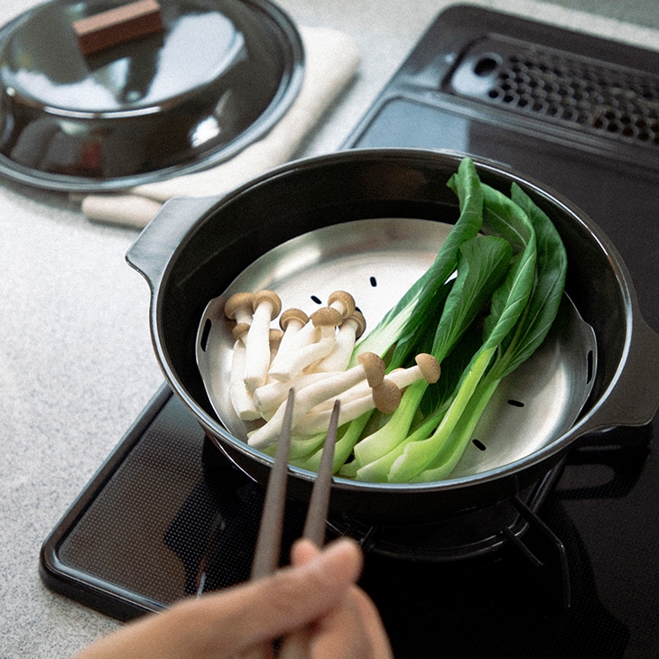 KINTO キントー スチームプレート 18cm 1L対応 KAKOMI ステンレス