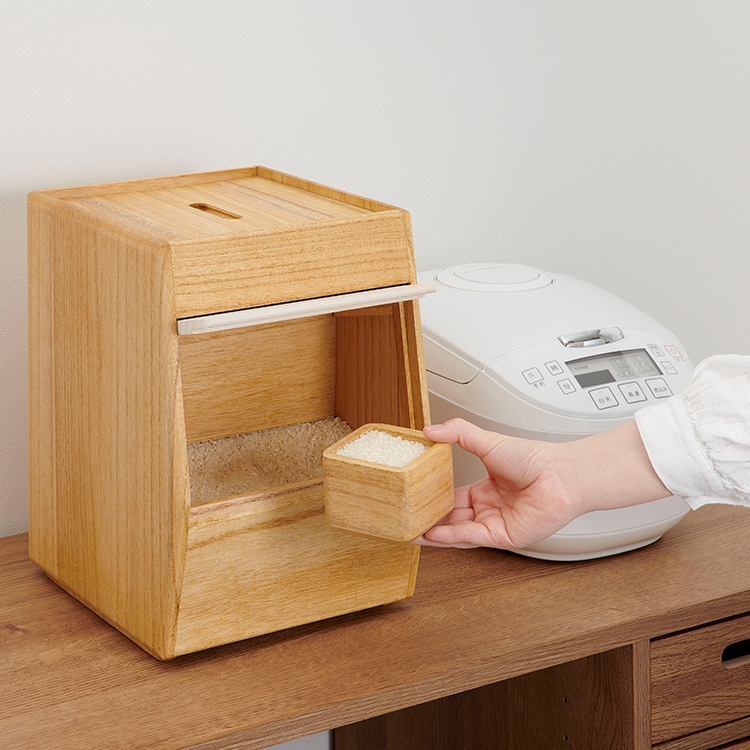 米びつ 5kg KIRISAI 桐のこめ櫃 オスマック 