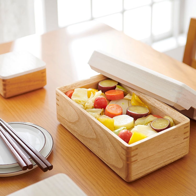 電子レンジ蒸し器 KIRISAI 木製 桐のレンジでむし鉢 日本製 オスマック 