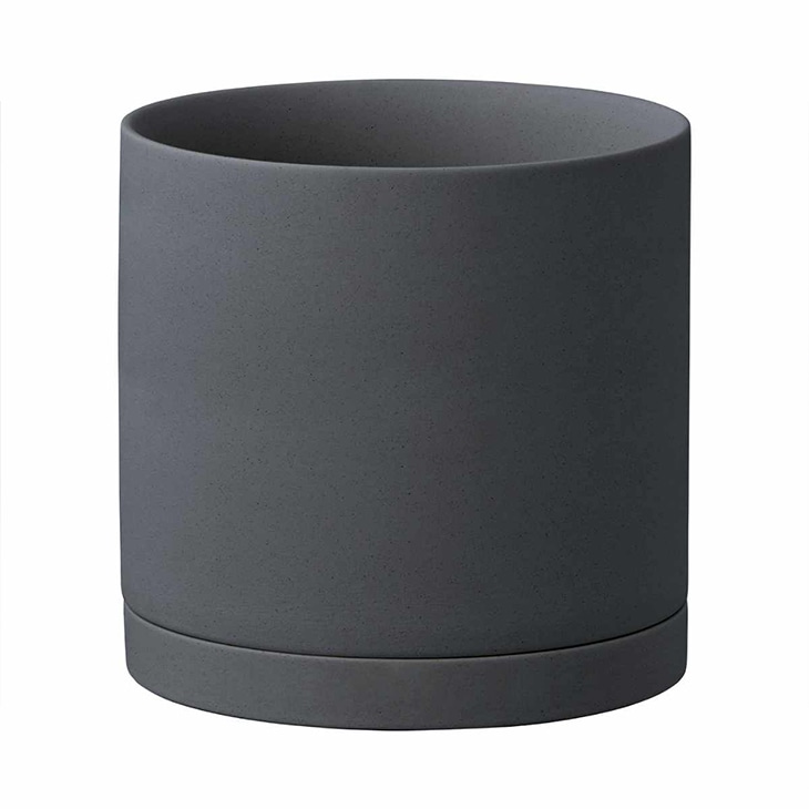 KINTO キントー プラントポット 200×195mm (ダークグレー)