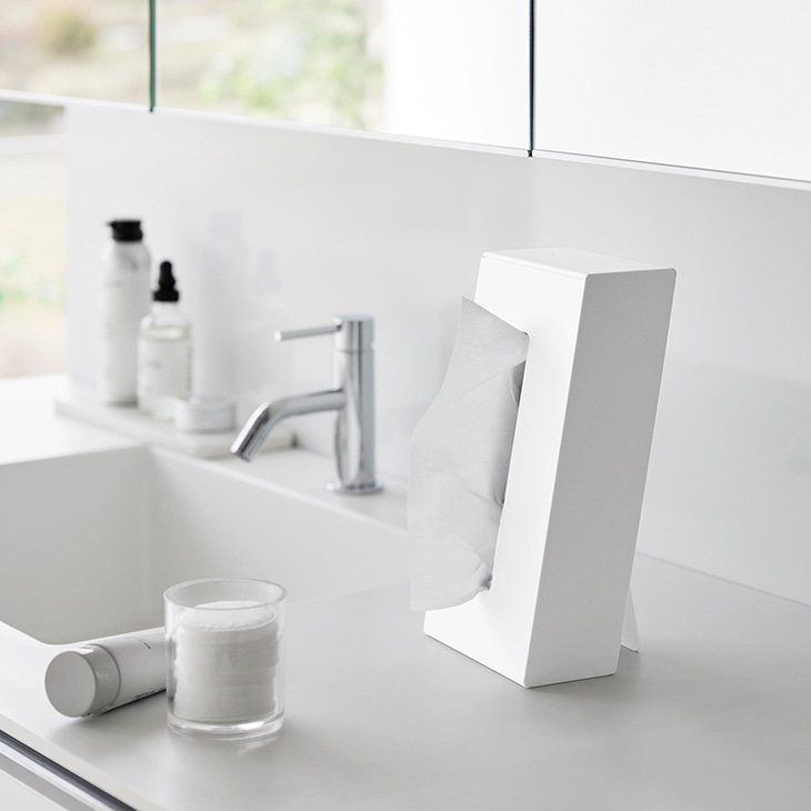 tower タワー ツーウェイティッシュスタンド (ホワイト)