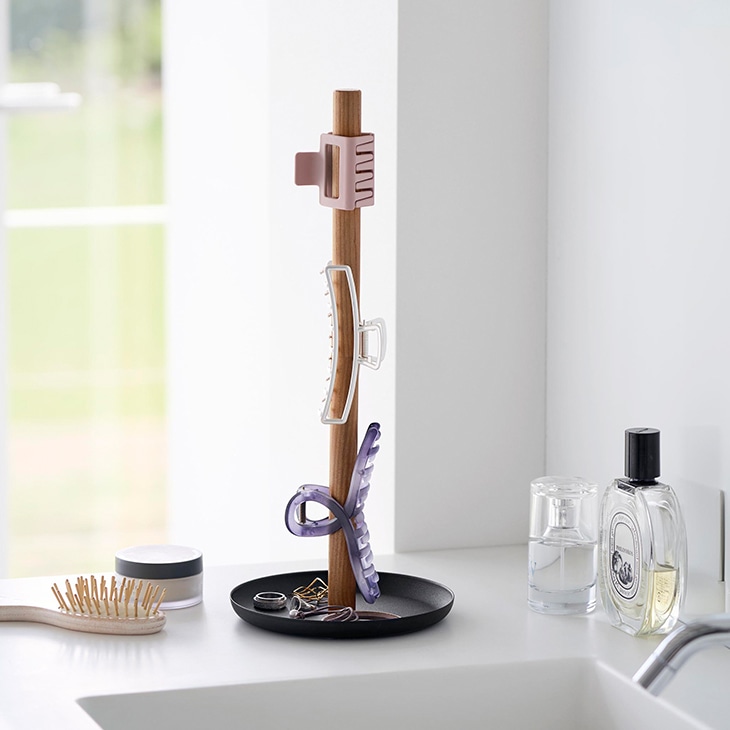 tower タワー ヘアクリップ収納スタンド (ブラック)