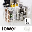 インテリア雑貨 キッチン収納・ラック キッチンバスケット L(WH)